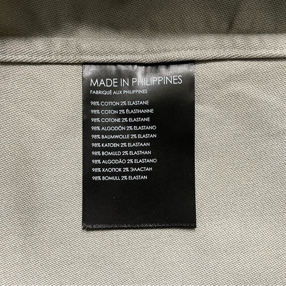 CLUB MONACO Men’s Long Sleeve Moleskin Solid Chemise Button Down Shirt Jacket - Picture 8 of 12